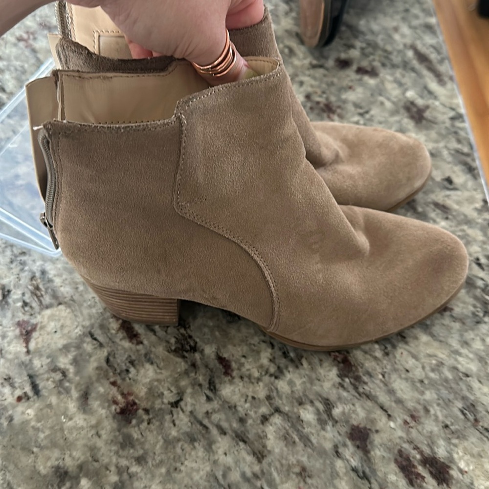 Leather ankle boots